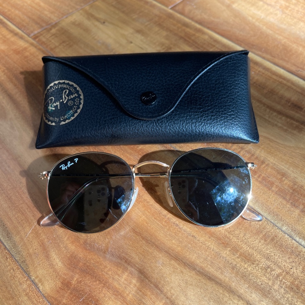 Ray-Ban Classic Gold Frame Sunglasses